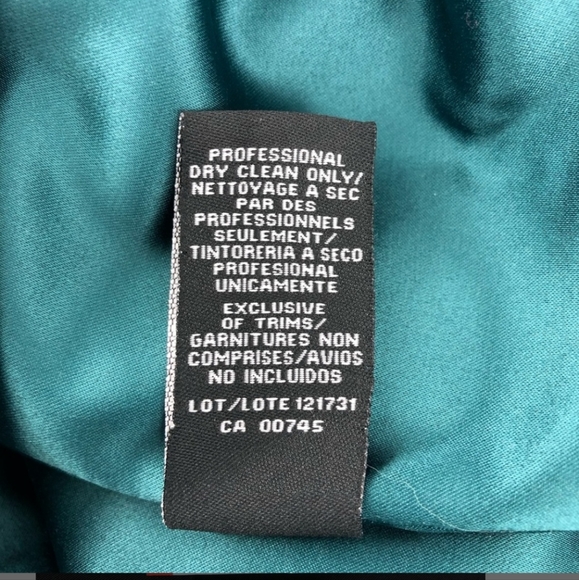 Monique Lhuillier One Shoulder Colorblock Dress - Picture 8 of 8